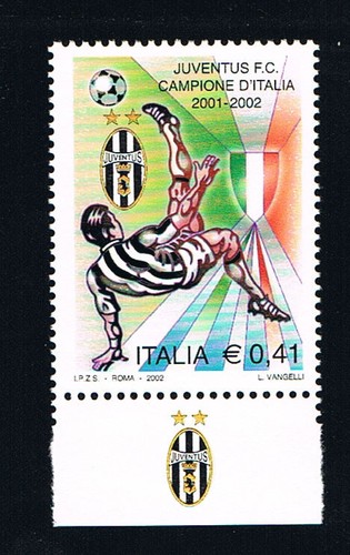 Italia francobollo calcio - italia,