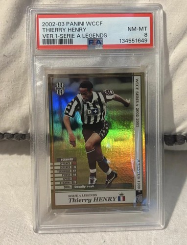 Panini wccf thierry - thierry, henry